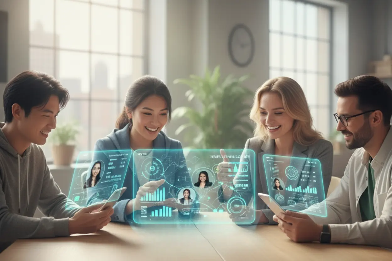 AIでマッチ度を可視化するSNSマーケティングプラットフォームMiniflu（ミニフル）のデスクトップ版イメージ