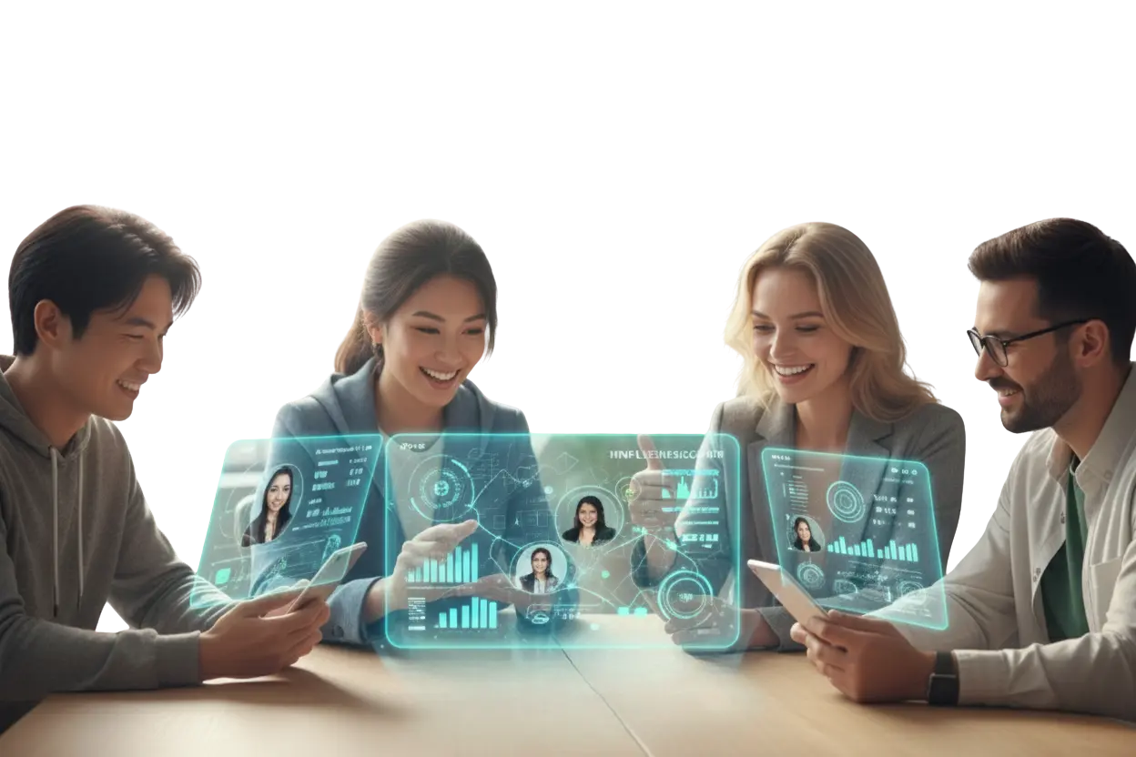 スマホ対応のインフルエンサーマッチング分析ツールMiniflu（みにふる）のモバイル版イメージ