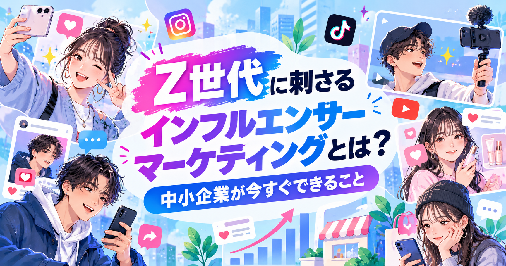 Z世代に刺さるインフルエンサーマーケティングとは？中小企業が今すぐ